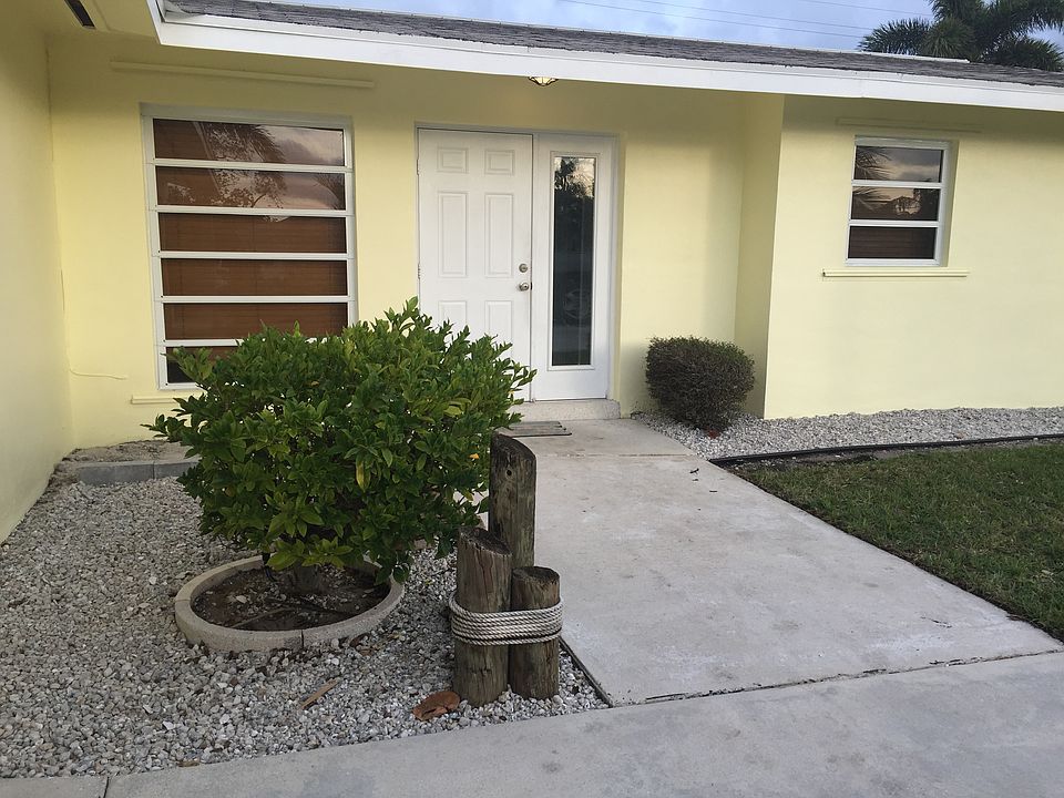 Freshly landscaped 