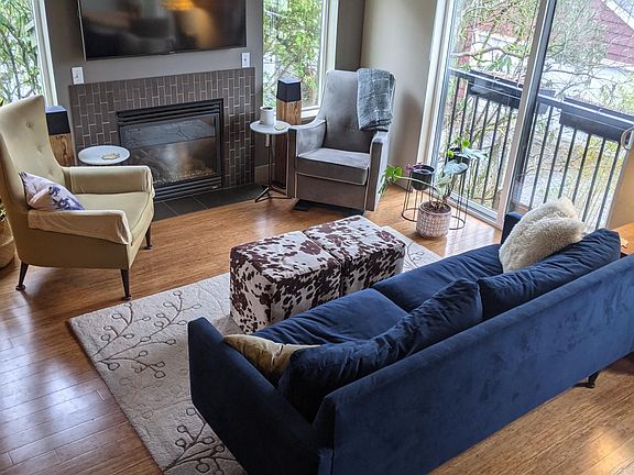 Bright southwest facing living space