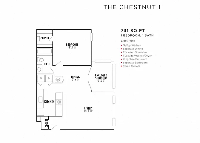 Floor plan The Chestnut I