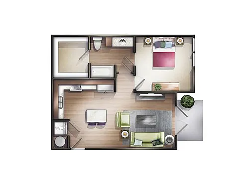 Floor plan Millspring