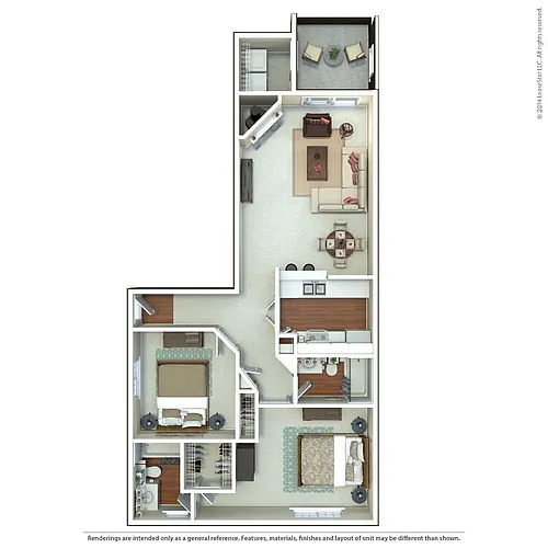 Floor plan The Sonoma