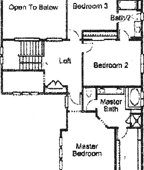 Second floor layout.