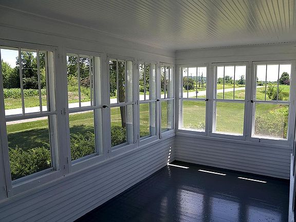 Three-season front porch. 