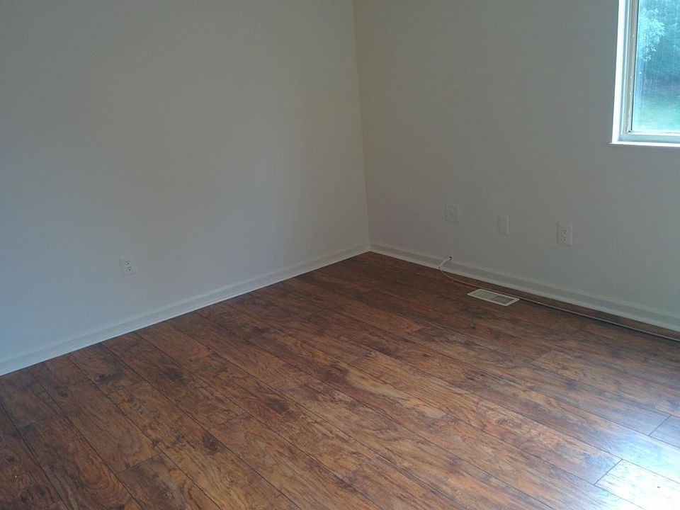 Hardwood throughout the house.