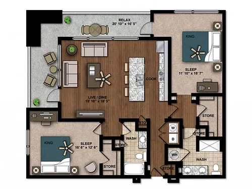 Floor plan Apex