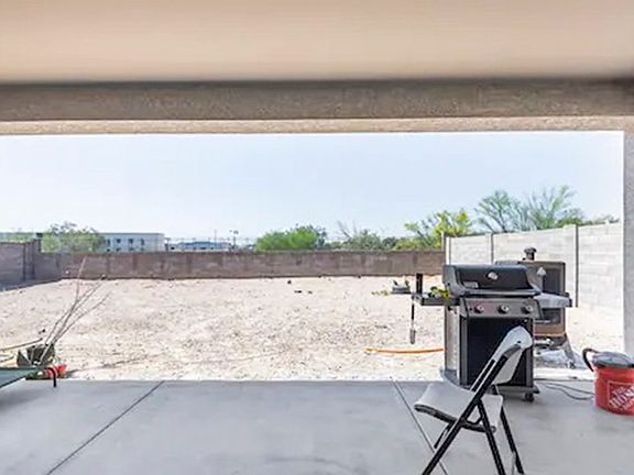 Shared Covered Patio Gas Grill