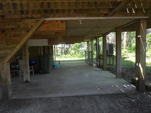 Carport on concrete slab