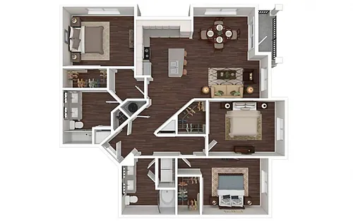 Floor plan Sand Dune North