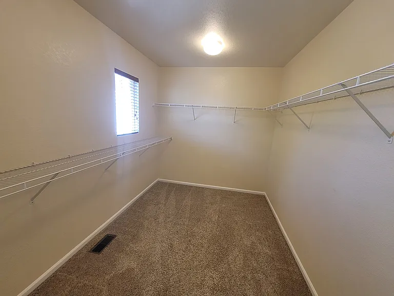 primary bedroom walk in closet