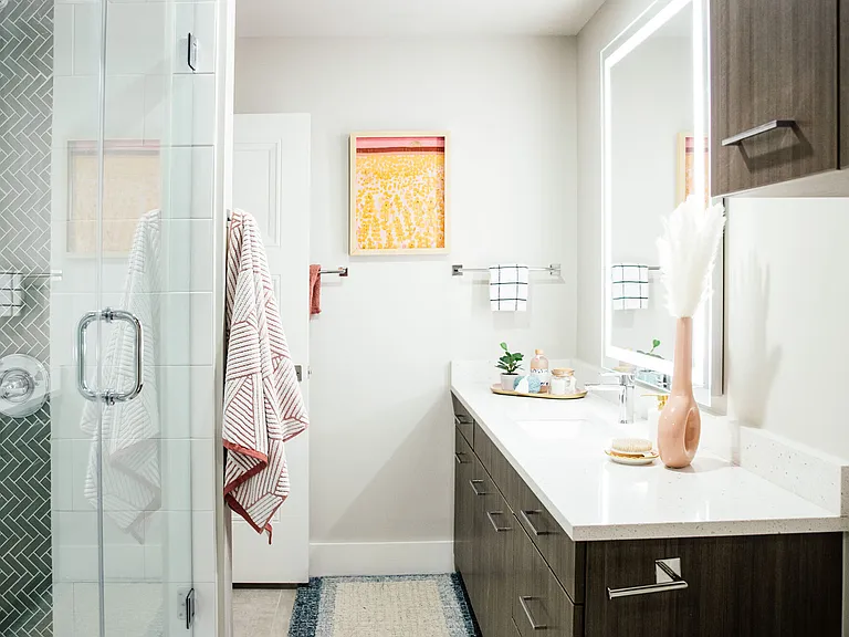 Master Bathroom at The First Residences