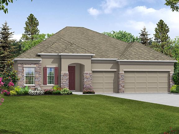 Elevation B Opt Stone Accent