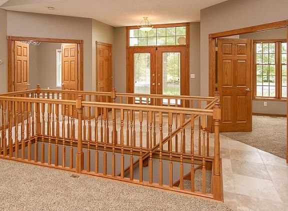 Grand entry open to the entire main level and views to the backyard