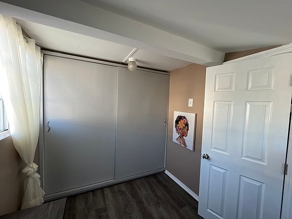 Office with remodeled closet.