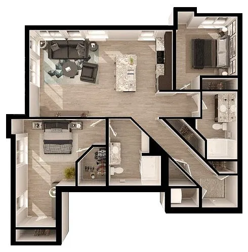 Floor plan D3e