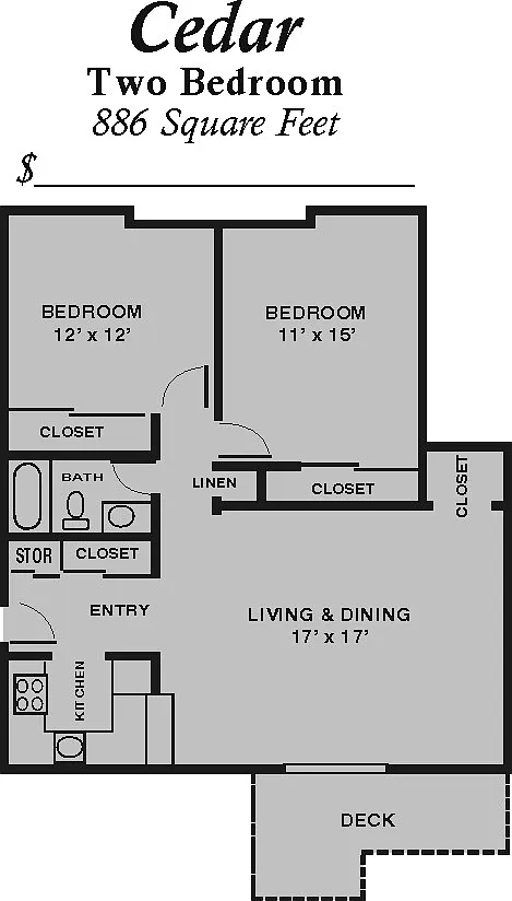 Floor plan Cedar