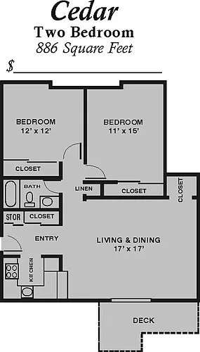 Floor plan Cedar
