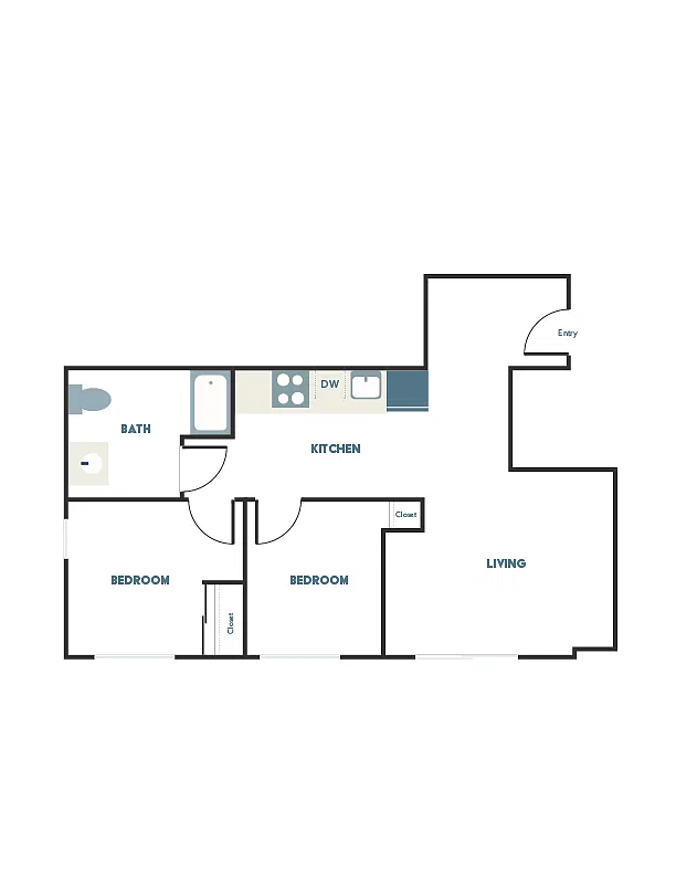 Floor plan 2X1 - D2