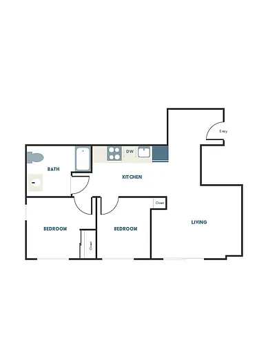 Floor plan 2X1 - D2