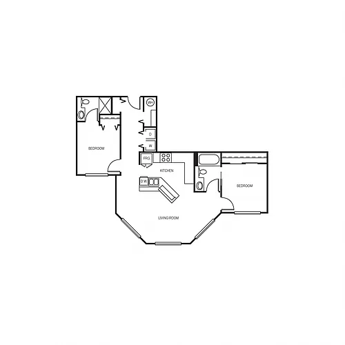 Floor plan 2X2 940