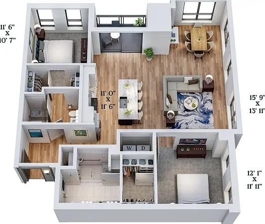 C12 | 2x2 | 1314 sq ft C12 | 2x2 | 1314 sq ft