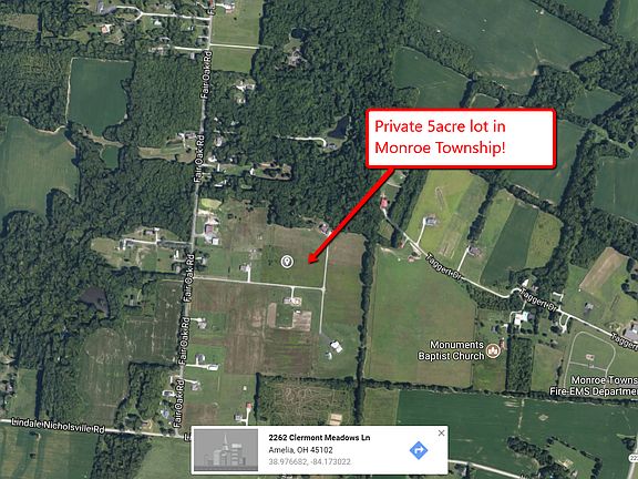 Private lot in Monroe Twp!