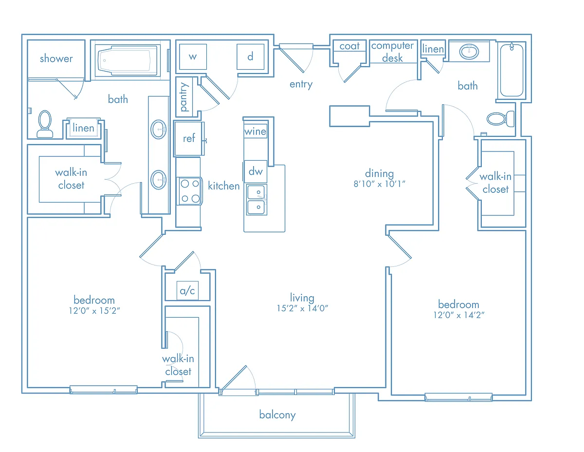Floor plan B1A