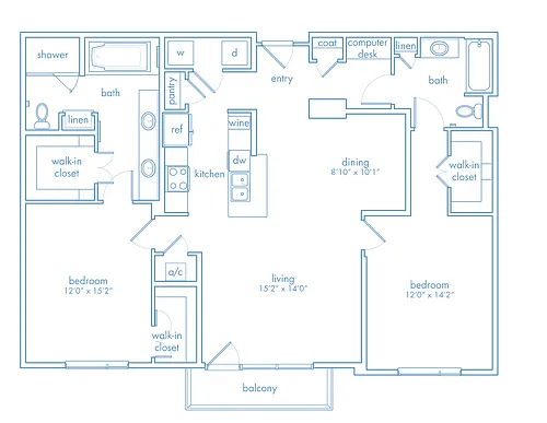 Floor plan B1A
