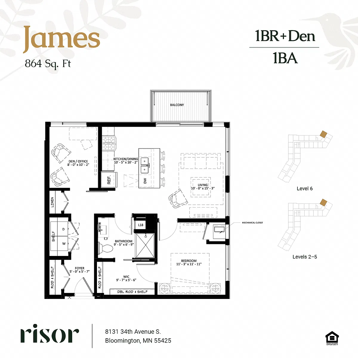 Floor plan James