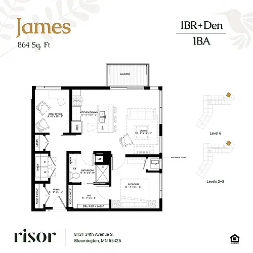 Floor plan James