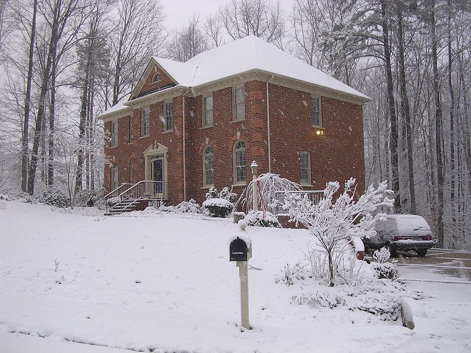 House in snow