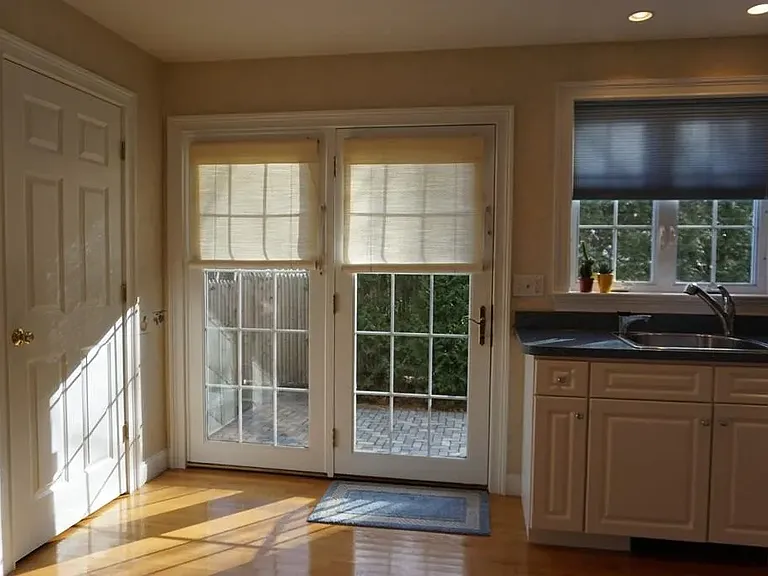 kitchen with door to patio