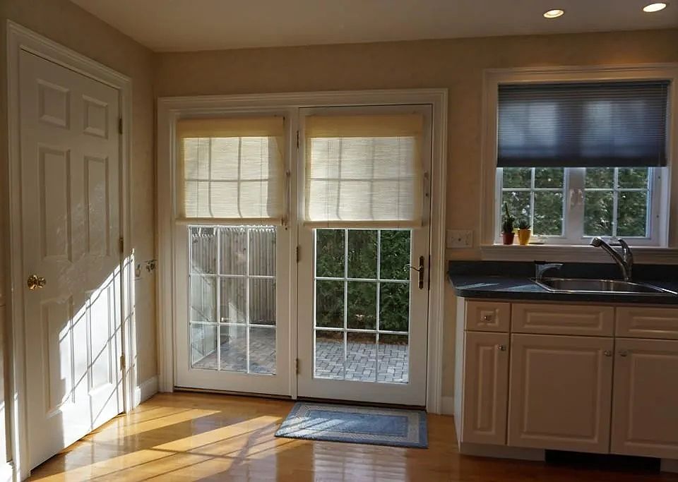 kitchen with door to patio