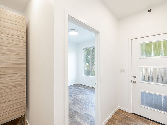 Main floor entry and bedroom