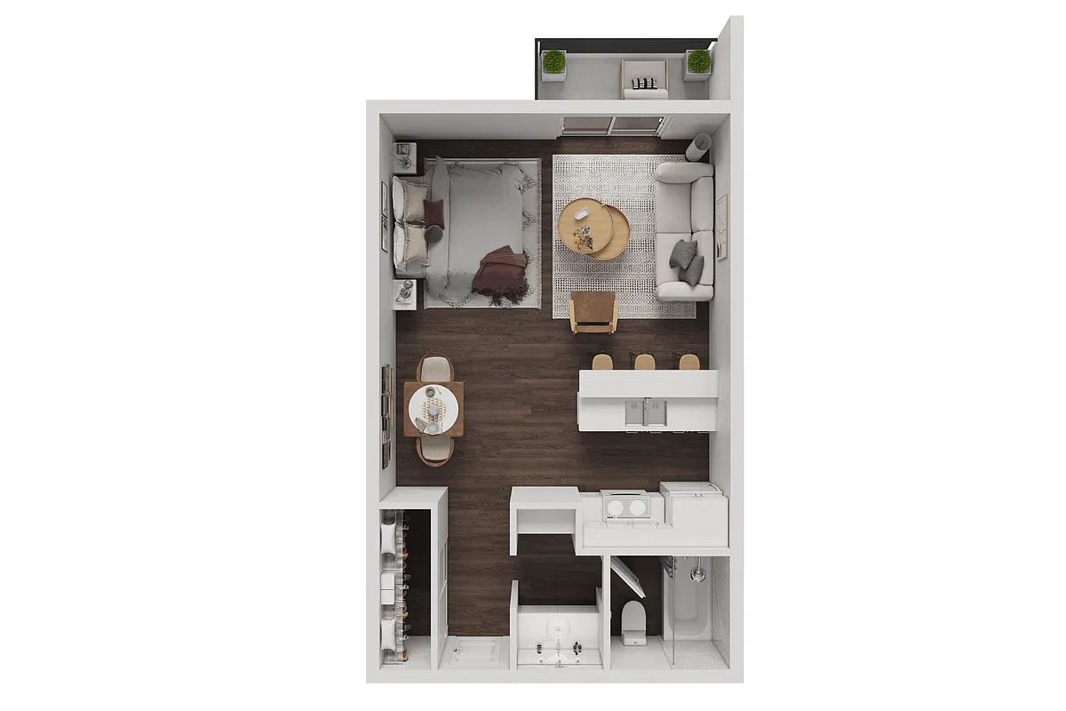 Floor plan Studio