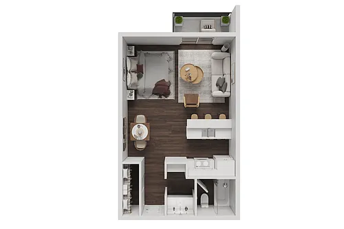 Floor plan Studio