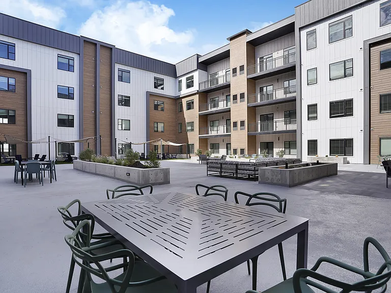 Outdoor courtyard