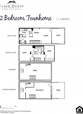 Two Bedroom Townhome Two Bedroom Townhome