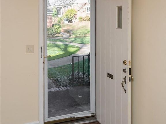 Front door overlooking courtyard