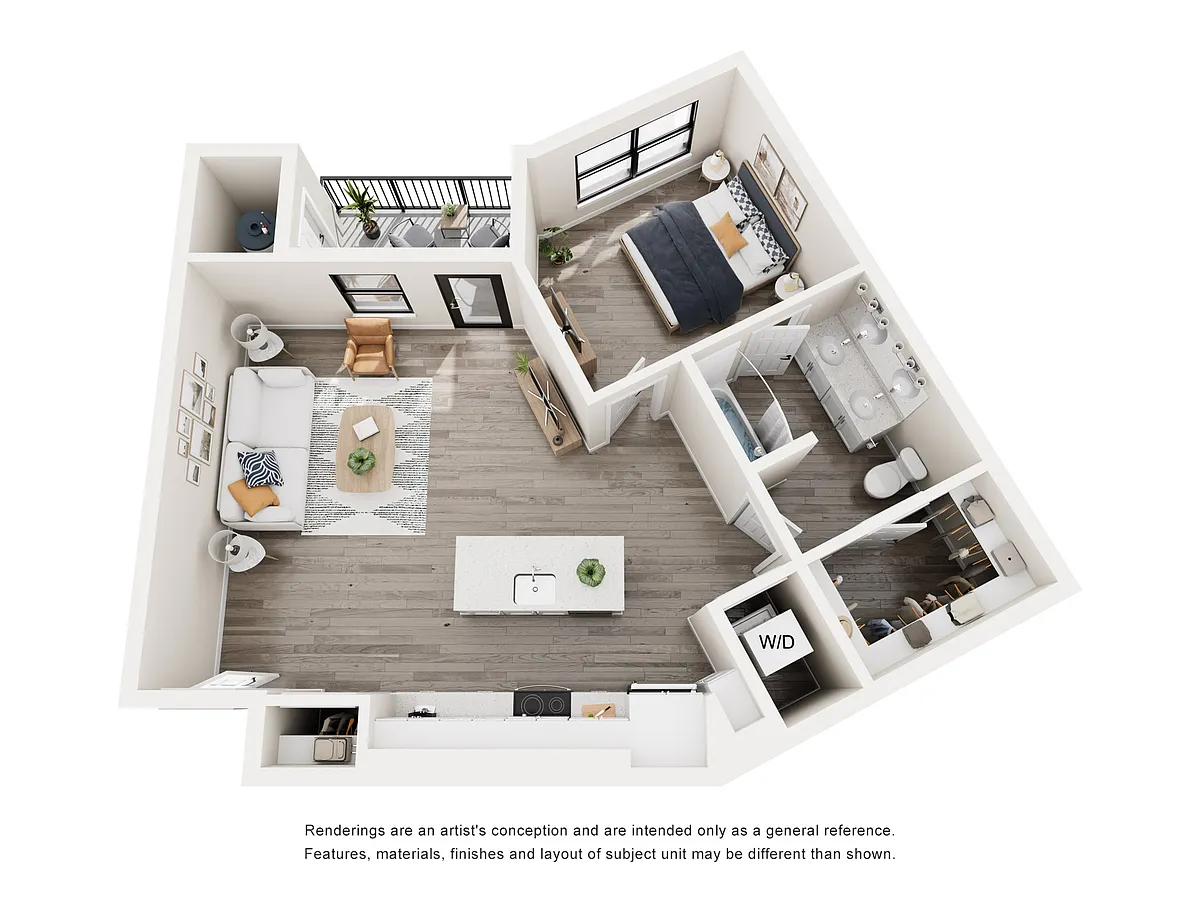 Floor plan The Juniper 1B.0