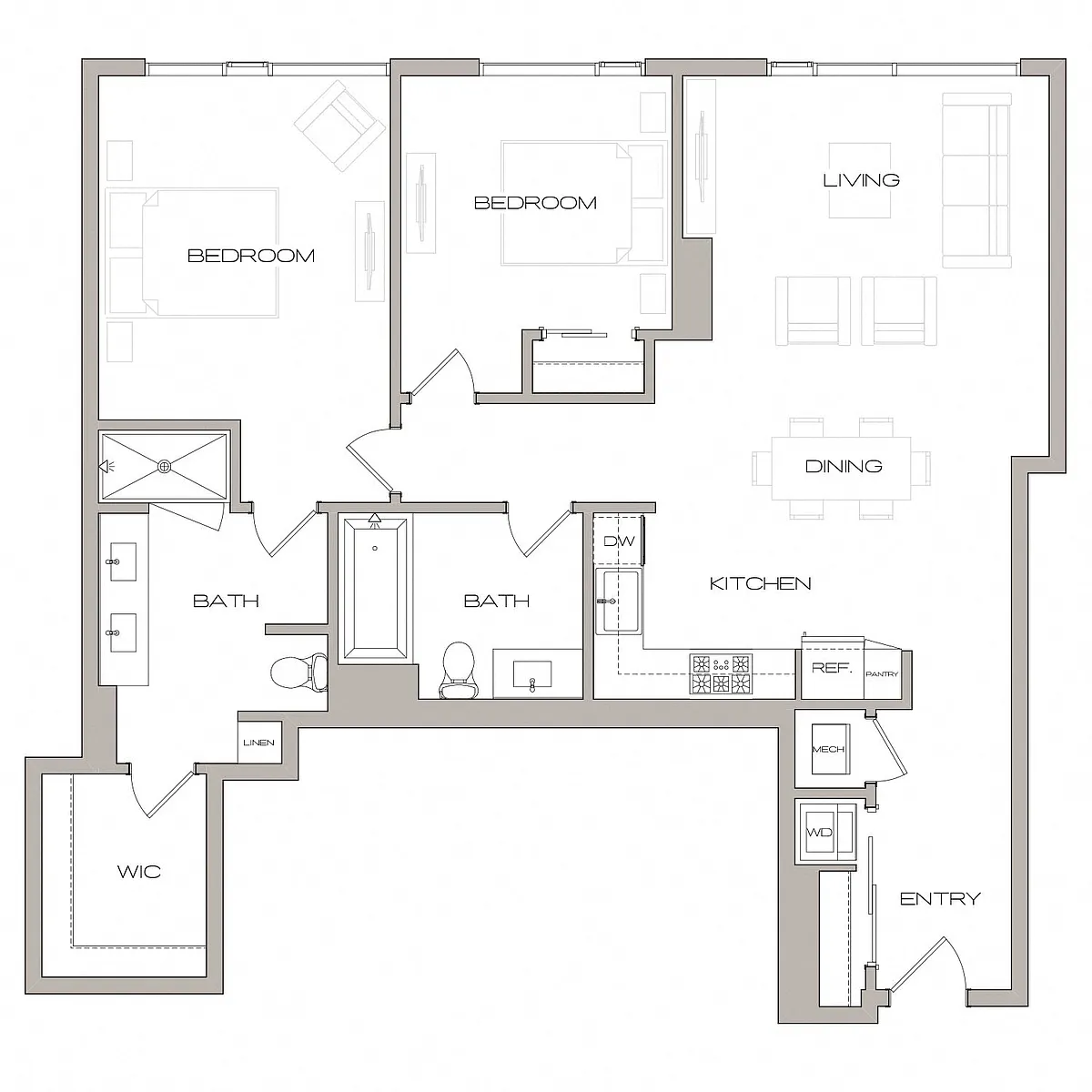Floor plan B7