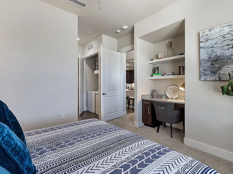 Bedroom with Desk