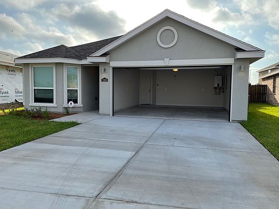 Front view garage open