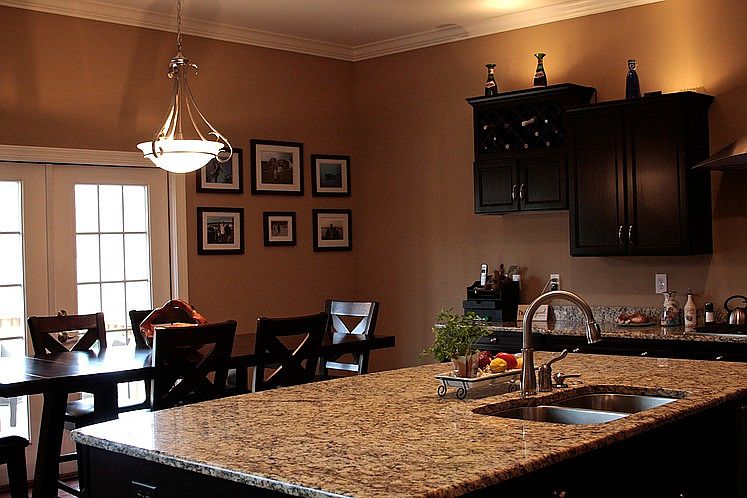 large kitchen island