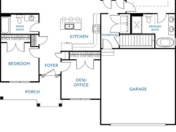 Wakefield - Options Floor Plan