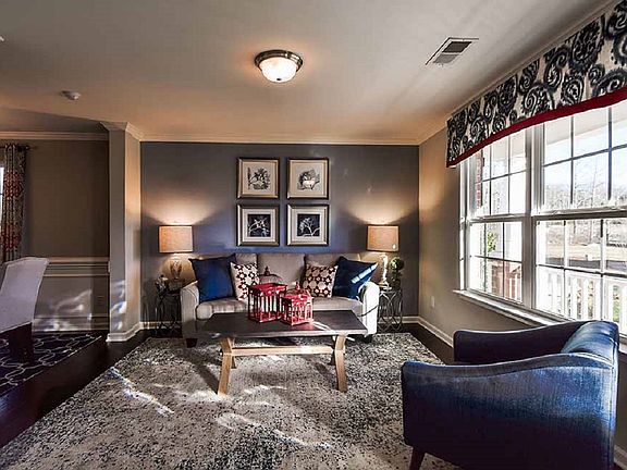 living room-not actual home