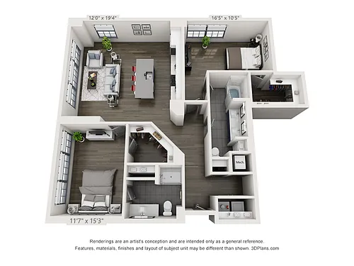 Floor plan 2H