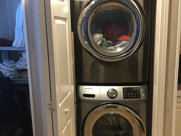 Stackable washer and dryer