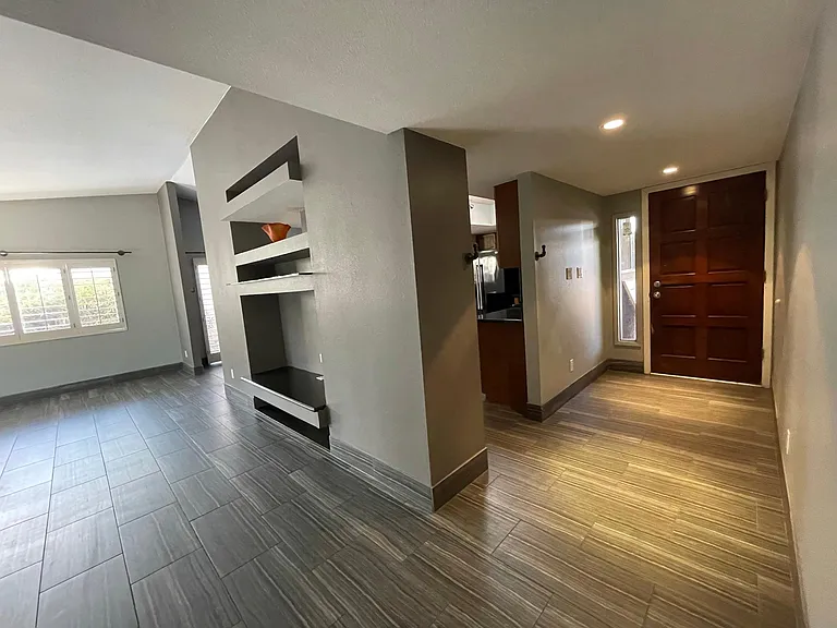 Looking to Entrance Vestibule and Living Room.