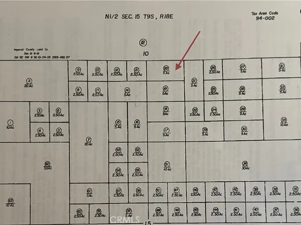0 N 1/2 Of Nw 1/4 Ne Sec 15 T9s #R18e-5a, Winterhaven, CA 92283