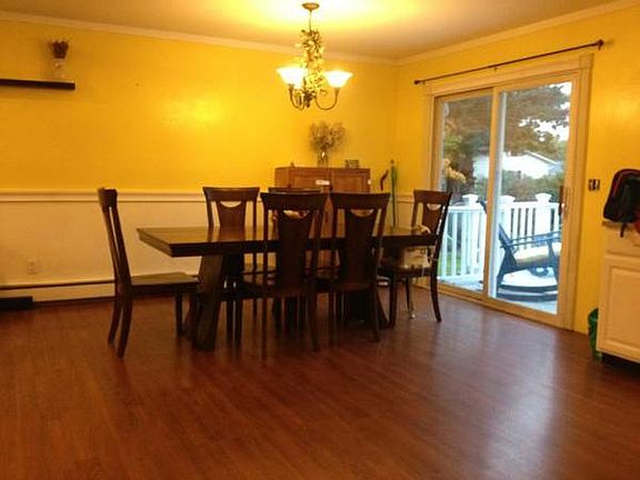 Open dining room